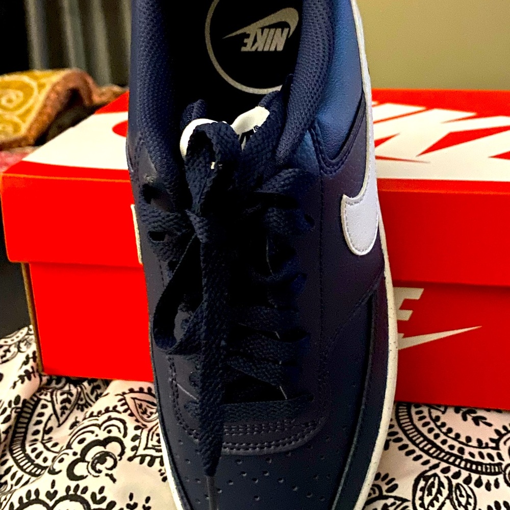 Nike Blue and White Sneakers